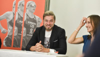 TK SPORTFILM, zleva Petr Větrovský, Šárka Razýmová